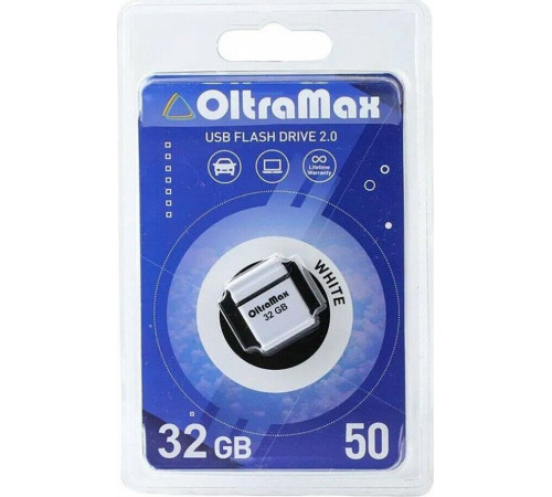 OLTRAMAX 32GB 50 белый [OM032GB-mini-50-W]