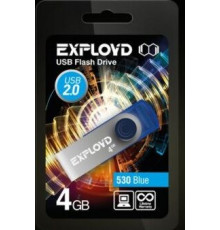 EXPLOYD 4GB 530 синий [EX004GB530-Bl]