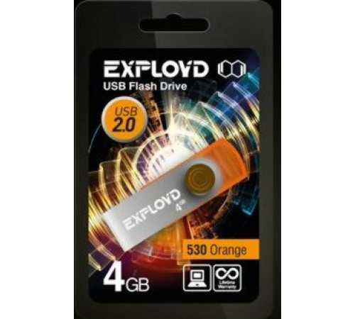 EXPLOYD 4GB 530 оранжевый [EX004GB530-O]