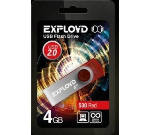 EXPLOYD 4GB 530 красный [EX004GB530-R]