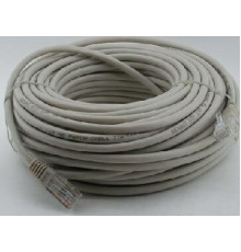 REXANT (18-1012) патч-корд UTP 5E кат. литой 25,0 м, серый