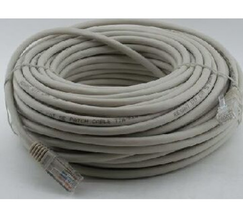 REXANT (18-1012) патч-корд UTP 5E кат. литой 25,0 м, серый