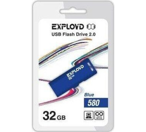 EXPLOYD 32GB 580 синий [EX-32GB-580-Blue]