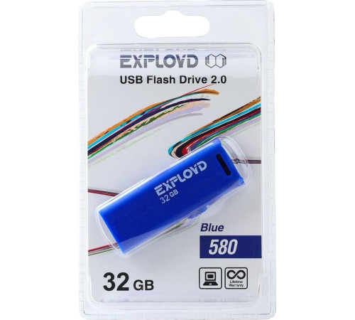 EXPLOYD 32GB 580 синий [EX-32GB-580-Blue]