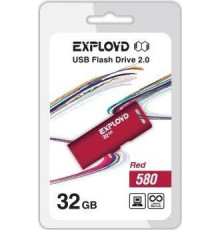 EXPLOYD 32GB-580-красный [EX-32GB-580-Red]
