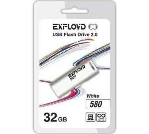 EXPLOYD 32GB 580 белый [EX-32GB-580-White]