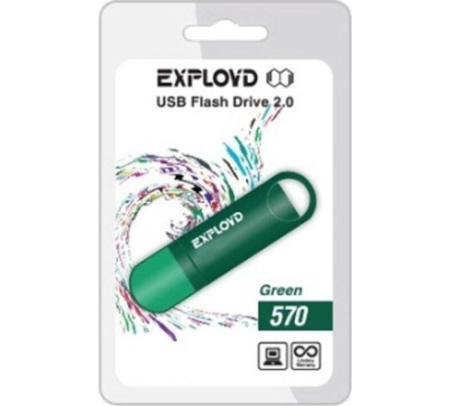 EXPLOYD 64GB 570 зеленый [EX-64GB-570-Green]