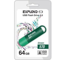 EXPLOYD 64GB 570 зеленый [EX-64GB-570-Green]