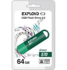 EXPLOYD 64GB 570 зеленый [EX-64GB-570-Green]