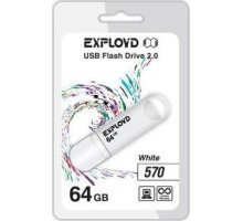 EXPLOYD 64GB 570 белый [EX-64GB-570-White]