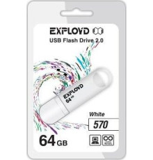 EXPLOYD 64GB 570 белый [EX-64GB-570-White]