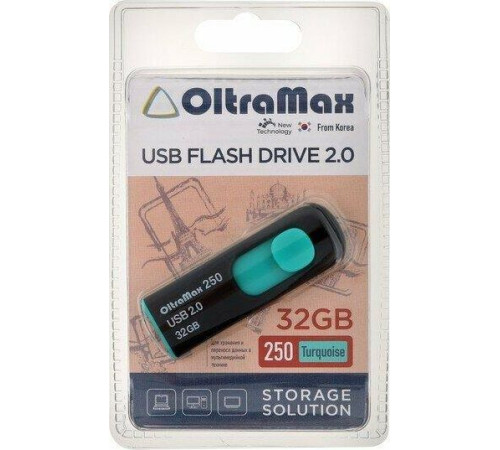 OLTRAMAX OM-32GB-250-бирюзовый