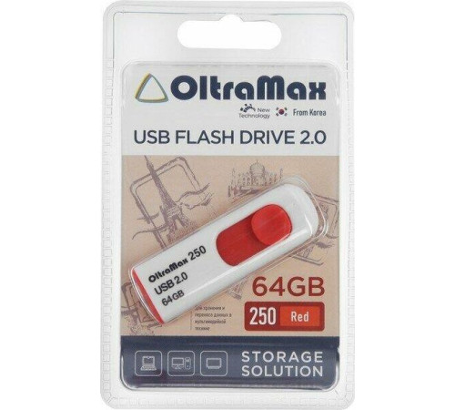OLTRAMAX OM-64GB-250-красный