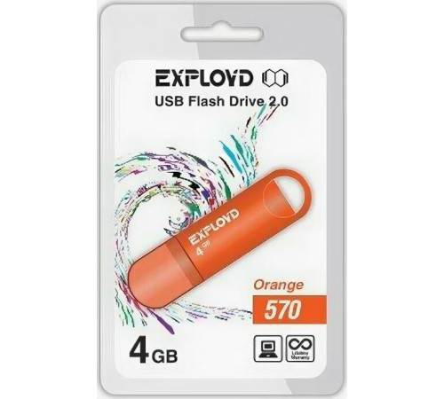 EXPLOYD 4GB 570 оранжевый [EX-4GB-570-Orange]
