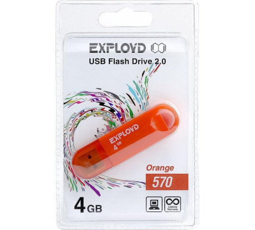 EXPLOYD 4GB 570 оранжевый [EX-4GB-570-Orange]