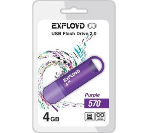 EXPLOYD 4GB 570 пурпурный [EX-4GB-570-Purple]