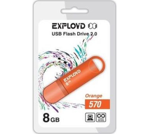 EXPLOYD 8GB 570 оранжевый [EX-8GB-570-Orange]