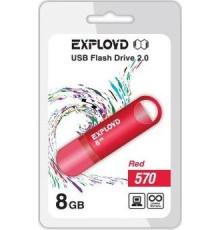 EXPLOYD 8GB-570-красный [EX-8GB-570-Red]