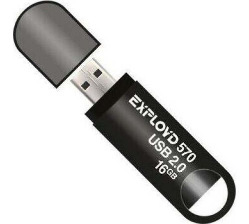 EXPLOYD 16GB-570-черный [EX-16GB-570-Black]