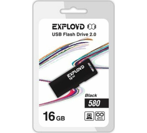 EXPLOYD 16GB 580 черный [EX-16GB-580-Black]