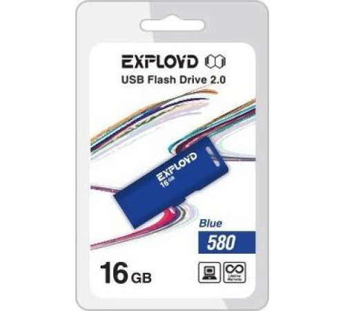 EXPLOYD 16GB 580 синий [EX-16GB-580-Blue]