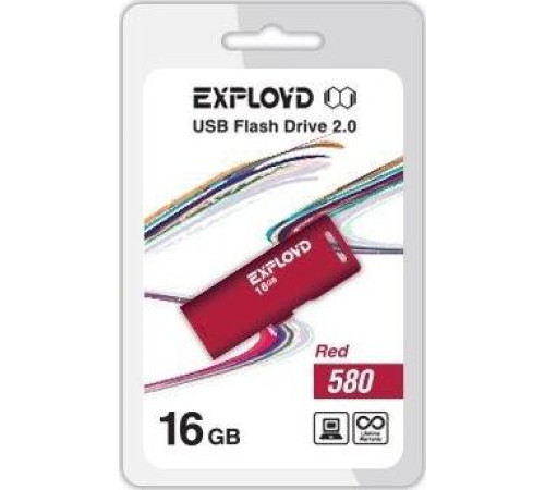 EXPLOYD 16GB 580 красный [EX-16GB-580-Red]
