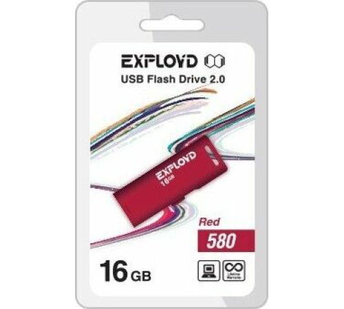 EXPLOYD 16GB 580 красный [EX-16GB-580-Red]