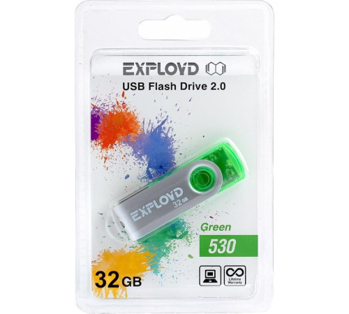 EXPLOYD 32GB 530 зеленый [EX032GB530-G]