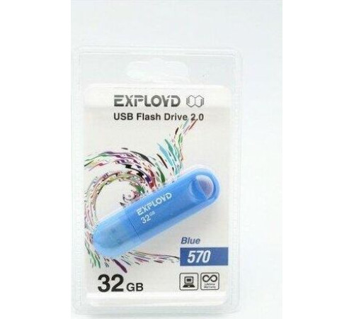 EXPLOYD 32GB 570 синий [EX-32GB-570-Blue]
