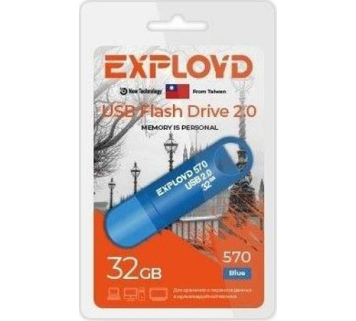 EXPLOYD 32GB 570 синий [EX-32GB-570-Blue]