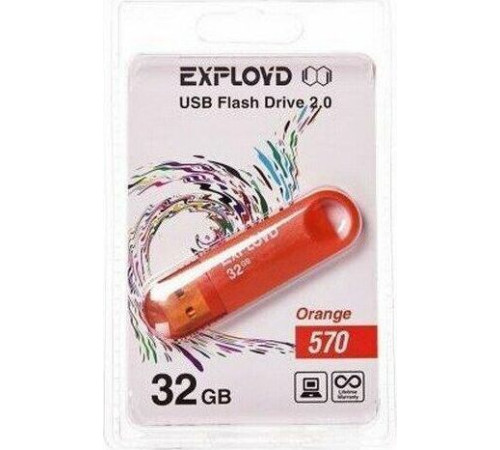 EXPLOYD 32GB 570 оранжевый [EX-32GB-570-Orange]