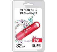 EXPLOYD 32GB 570 красный [EX-32GB-570-Red]
