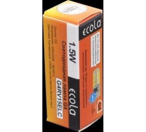 ECOLA G4RV15ELC LED CORN MICRO G4/1,5W/4200K