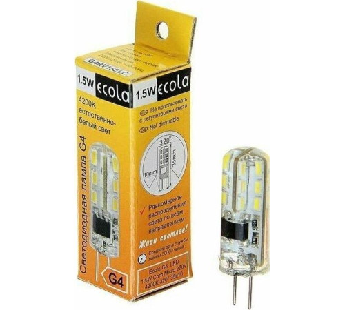 ECOLA G4RV15ELC LED CORN MICRO G4/1,5W/4200K
