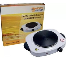 ЭНЕРГОПРОМ OP1015C Плитка электрическая 1-кон.с чугунным нагреват. элем. d.180мм