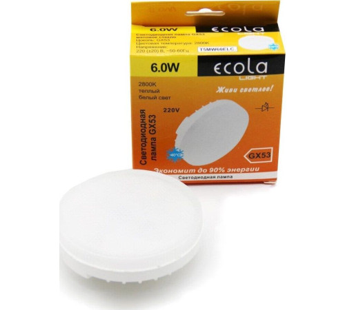 ECOLA T5MW60ELC GX53/6W/2800K