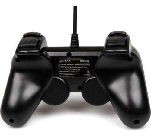 DIALOG GP-A11 Action - вибрация, 12 кнопок, USB, черный