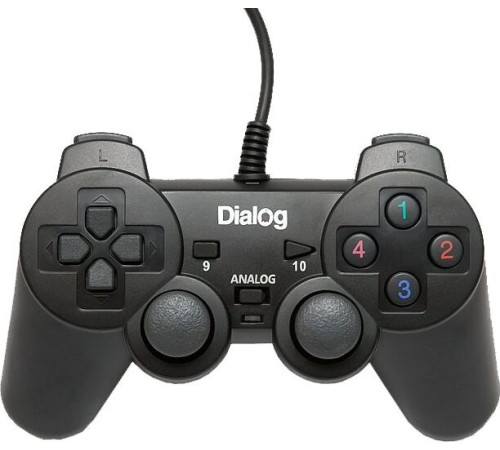 DIALOG GP-A11 Action - вибрация, 12 кнопок, USB, черный