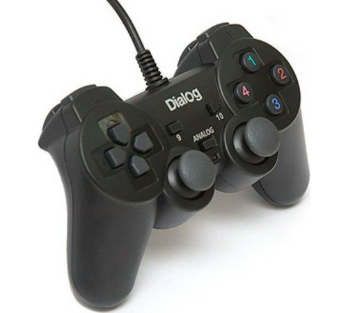 DIALOG GP-A11 Action - вибрация, 12 кнопок, USB, черный