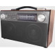 БЗРП РП-322 УКВ 64-108МГц, бат. 4*R20, 220V, акб 1400mA/h, USB/SD/microSD/AUX/Bluetooth, 2 динамика