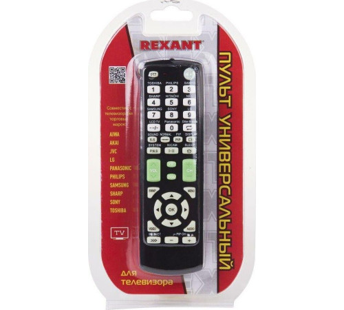 Пульт REXANT (38-0015) RX-E877 - универсальный