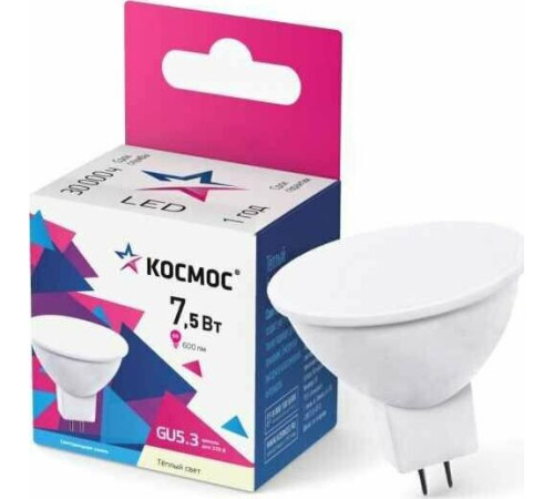 КОСМОС LKECLED7.5WJCDRC30