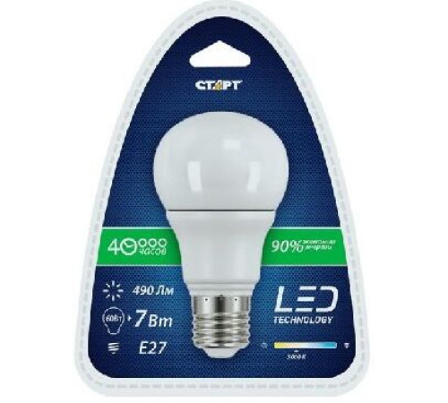 СТАРТ (17294) LEDGLSE27 7W30 WS