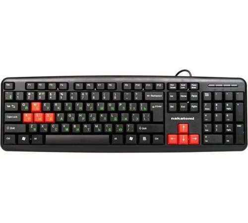 NAKATOMI KN-02U USB черный-красный