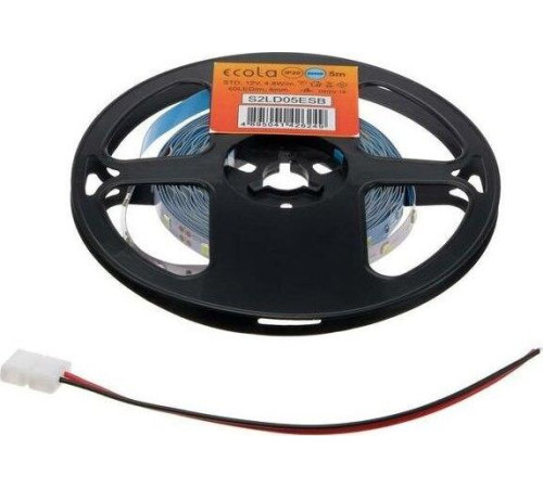ECOLA S2LD05ESB STD 4,8W/m 12V IP20 8mm 60Led/m 6000K 5м