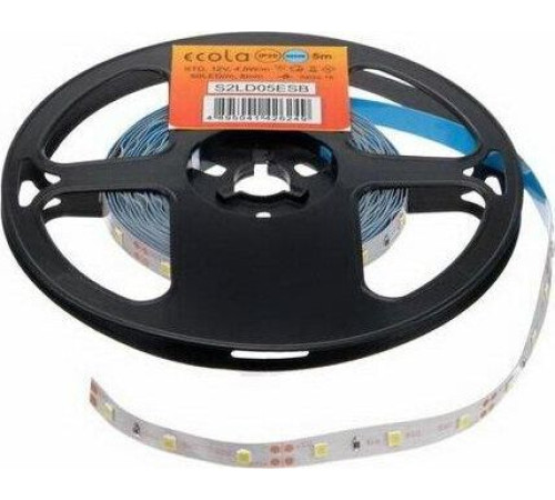 ECOLA S2LD05ESB STD 4,8W/m 12V IP20 8mm 60Led/m 6000K 5м