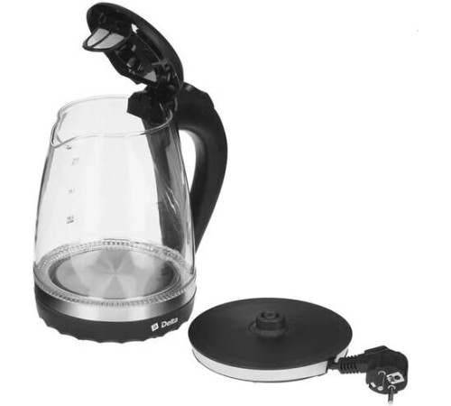 Чайник электрический DELTA DL-1202 (1,5л. стекло)