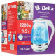 Чайник электрический DELTA DL-1202 (1,5л. стекло)