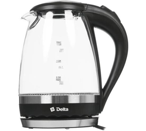 Чайник электрический DELTA DL-1202 (1,5л. стекло)
