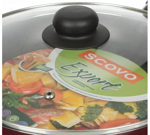 SCOVO СЭ-029 expert со стекл. крышкой д.26 см